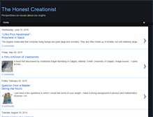 Tablet Screenshot of honestcreationist.com